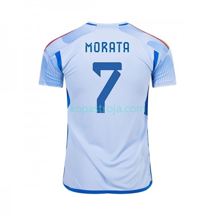 Billiga Fotbollströjor Spanien MORATA 7 Borta tröja WM 2022 Kortärmad